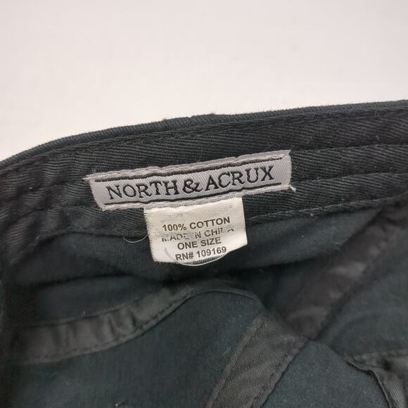 Gold Trophy Slideback Baseball Cap Black One Size Embroidered North & Acrux - Picture 9 of 9